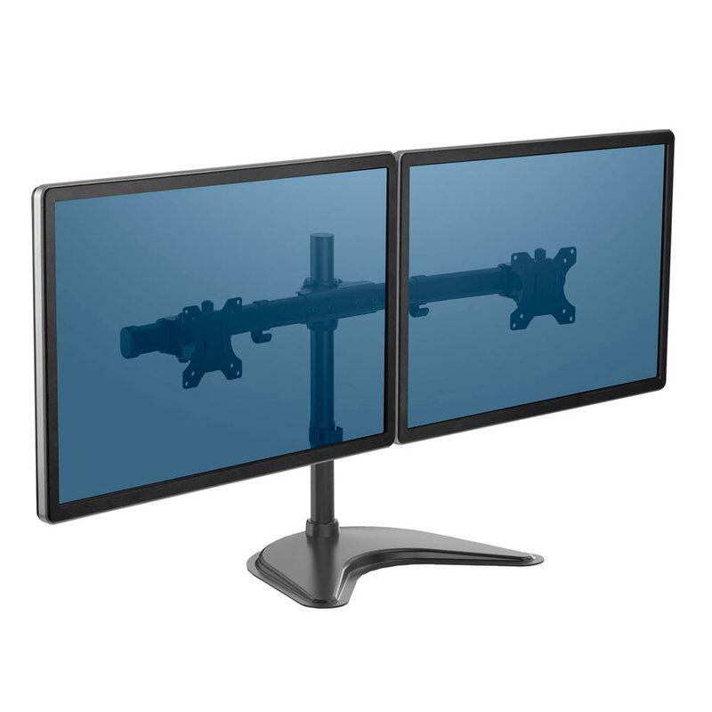 Fellowes Monitor-Halterung Dual schwarz 8043701