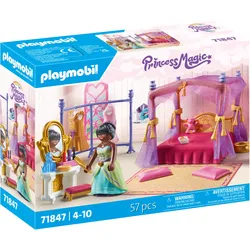 PLAYMOBIL 71847 - Princess Magic - Prinzessinnen-Schlafzimmer mit Ankleide