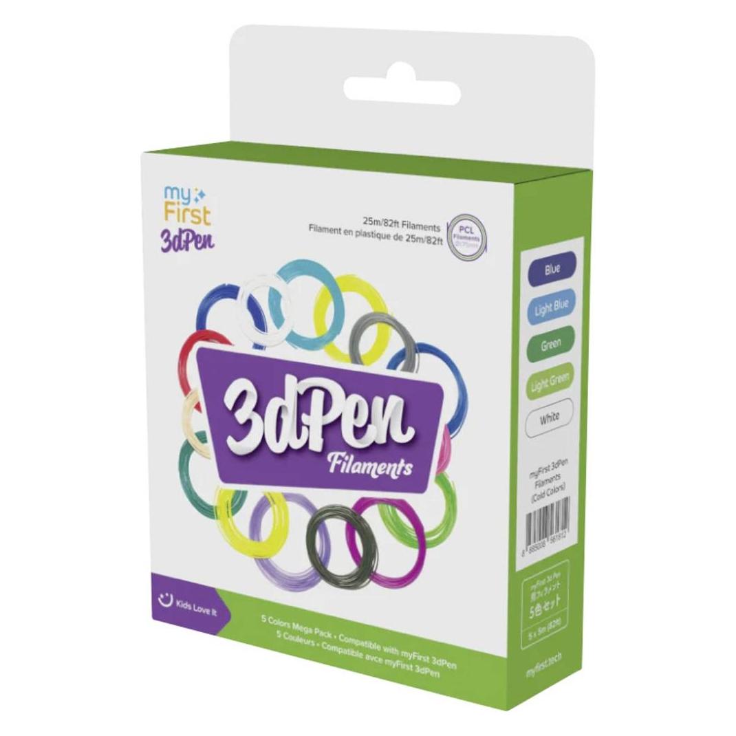 myFirst 3D Pen Filler 5 Color Pack (MFFP3301AC-CC01)