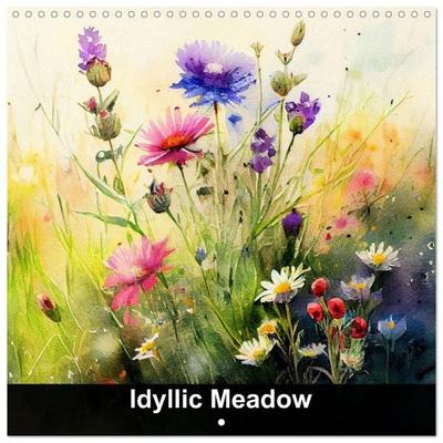 Idyllic Meadow (Wall Calendar 2027 12 × 12 Inch) CALVENDO 12 Month Wall Calendar