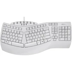 Perixx Periboard-512 (DE, Kabelgebunden), Tastatur, Weiss