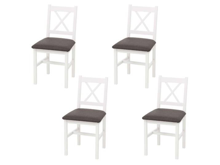 ESSZIMMERSTUHL Weiß, Grau 4er-Set