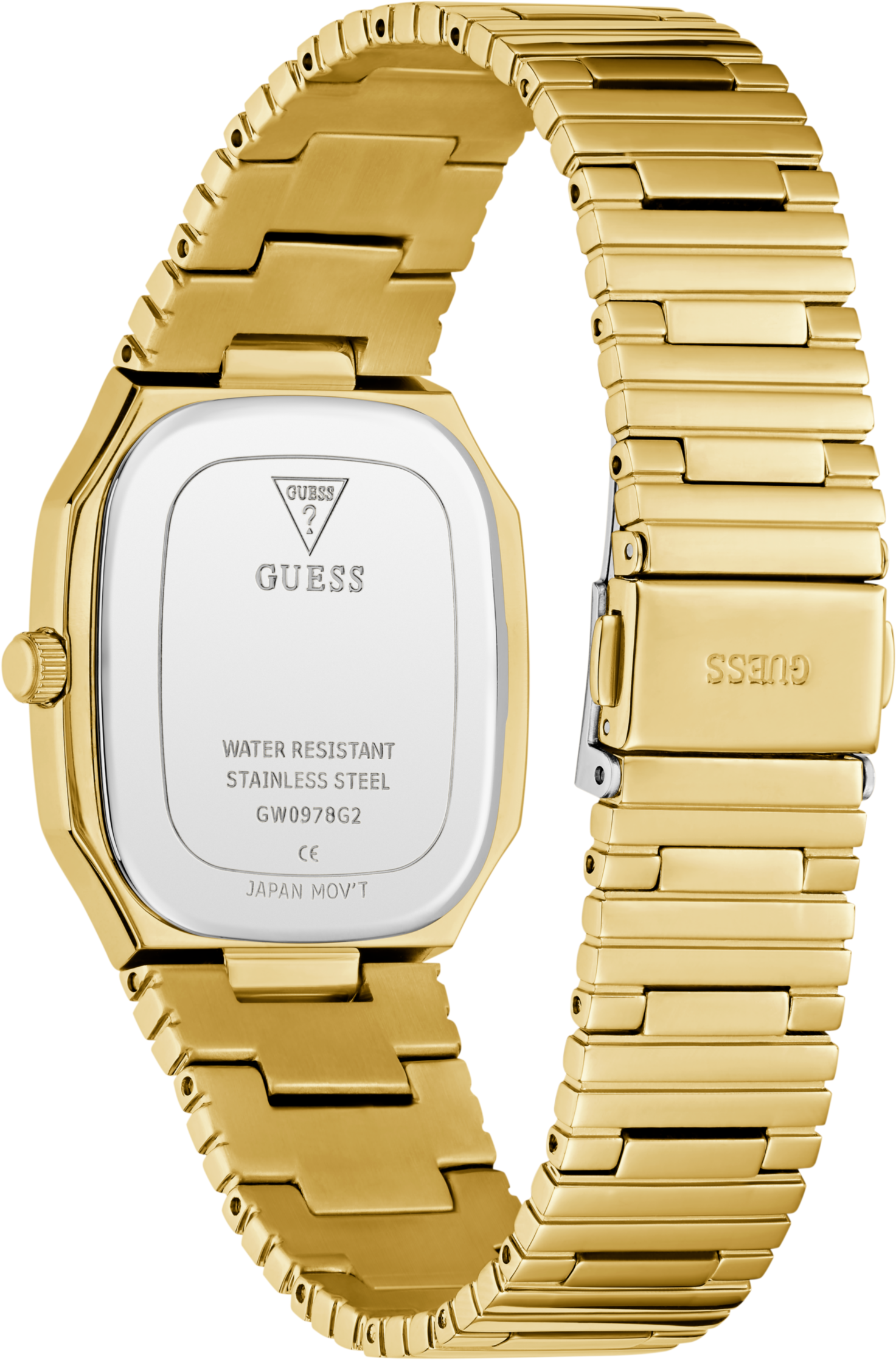 Quarzuhr GUESS "OLIVER", gold (goldfarben, champagnerfarben), Armbanduhren, Herren, goldfarben, Quarzuhr, Armbanduhr, Herrenuhr, Edelstahlarmband, Datum