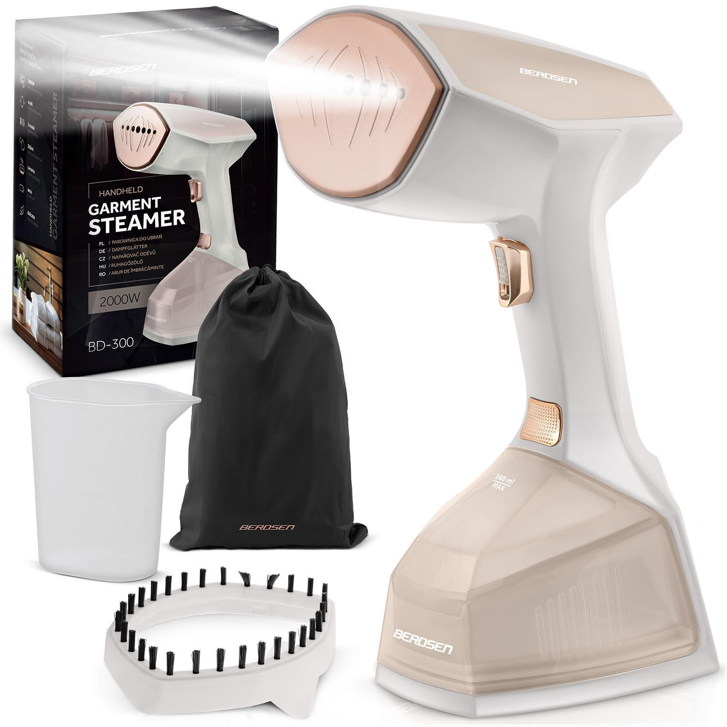 Berdsen BD-300 Stoomapparaat voor kleding, 2000 W