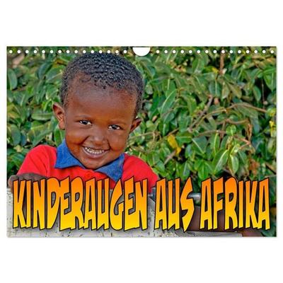 Kinderaugen aus Afrika (Wandkalender 2027 DIN A4 quer), CALVENDO Monatskalender