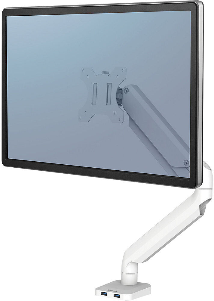 PLATINUM SERIES Monitorarm, Einzelarm für 1 Monitor, weiß Fellowes