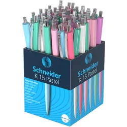 Schneider, Schreibstifte, Kugelschreiber K15 pastell ass 50St (50x)