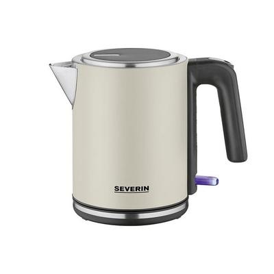 Severin 9577 Wasserkocher BPA-frei, Kontrollleuchte Beige, Schwarz