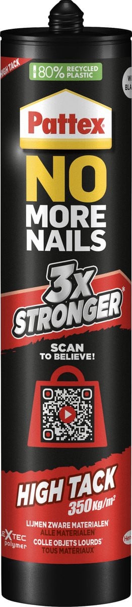 Pattex No More Nails High Tack Montagelijm Wit 460 g
