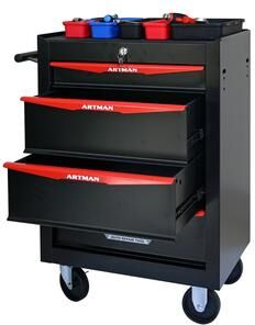 DEVERA "20"" Rolling Metal Tool Chest with 4 Drawers for Garage & Workshop"