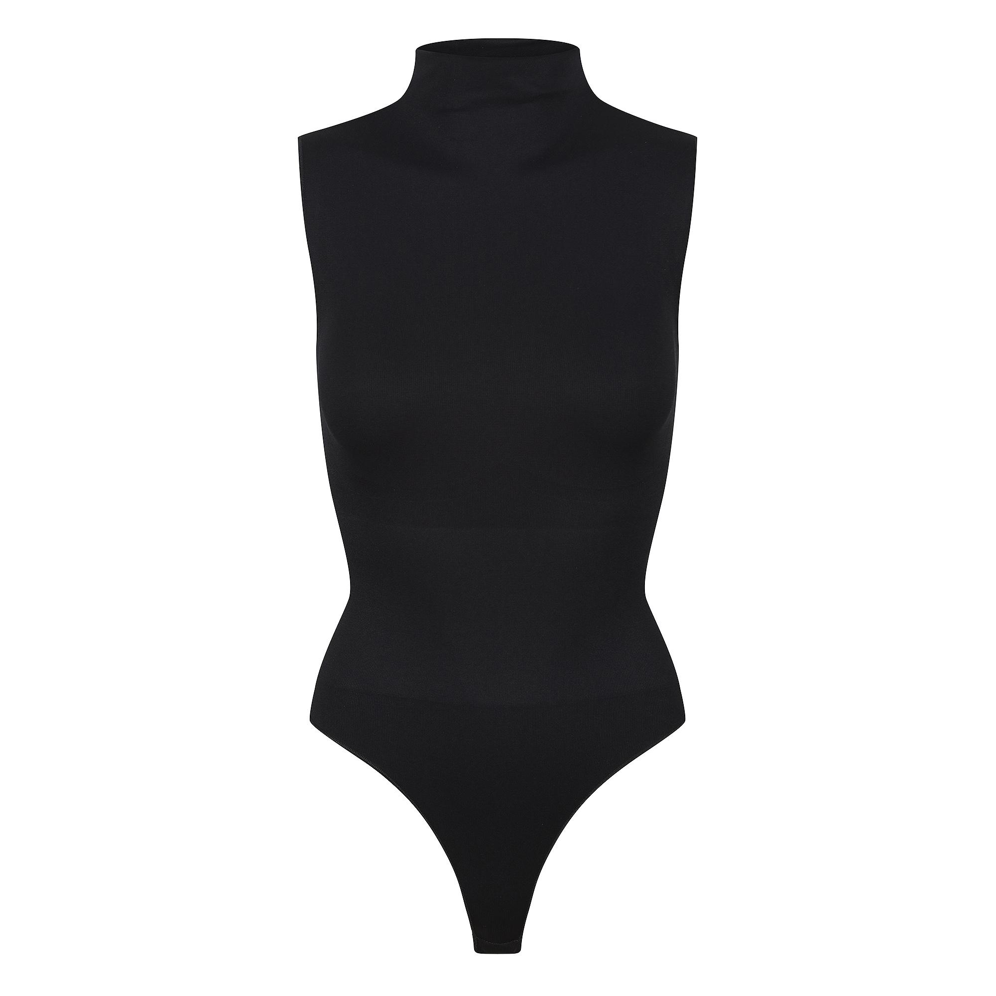 Damen Essentials Ärmelloses Turtleneck Bodysuit formend recycelte Stretch Passform