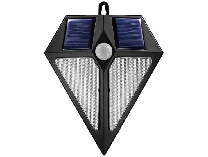 Maclean MCE168 LED Lampe solaire détecteur de mouvement crépusculaire Lampes solaires Éclairage extérieur Éclairage qualité