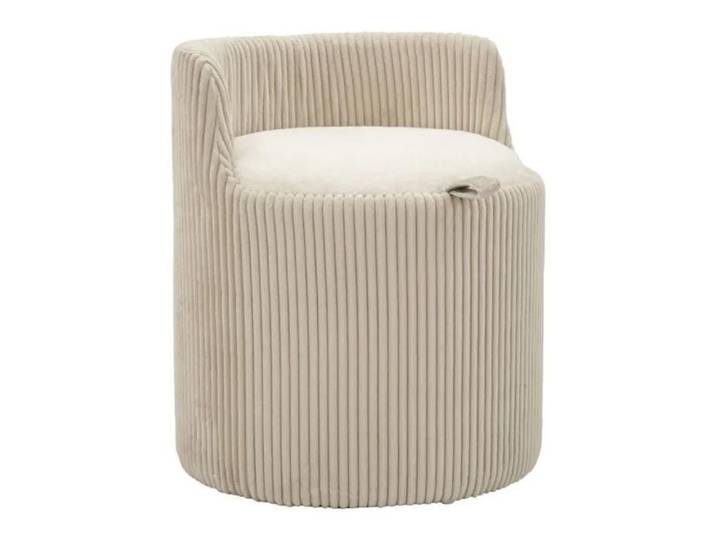 Pouf de coiffeurse avec rangement Mauro Ferretti Dublino