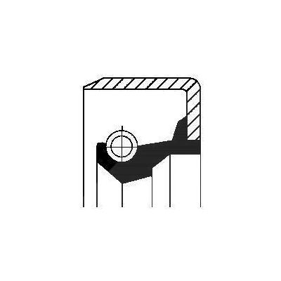 Corteco Wellendichtring, Differential [Hersteller-Nr. 12011497B]