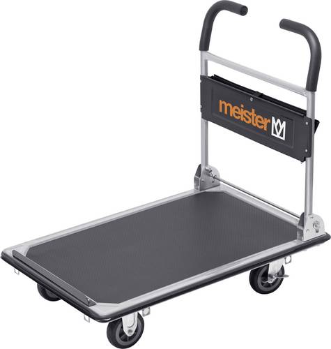 Meister Werkzeuge 8985630 Plattformwagen klappbar, mit Ablagefach Stahl Traglast (max.): 300kg