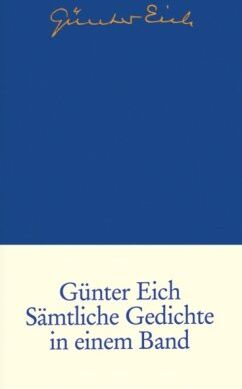 Günter Eich - Sämtliche Gedichte - Preis vom 17.10.2026 19:25:27 h