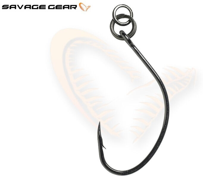 Savage Gear Grip Point Single Hook Ring Rigged