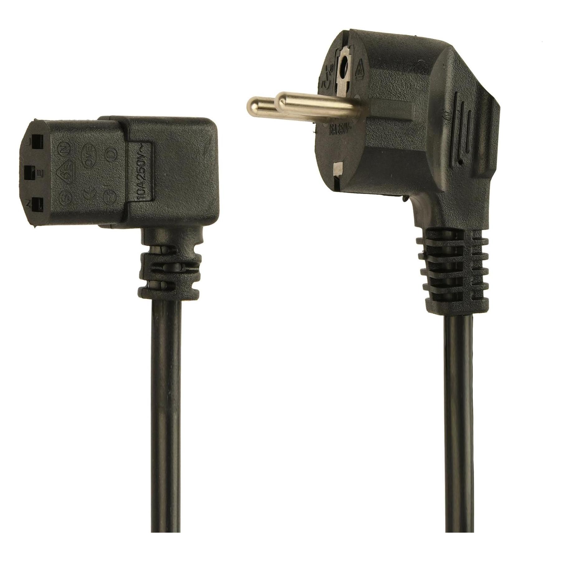 Gembird CABLE POWER ANGLED VDE 1.5M/PC-186A-VDE1B-1.5M (1.50 m) (PC-186A-VDE1B-1.5M)