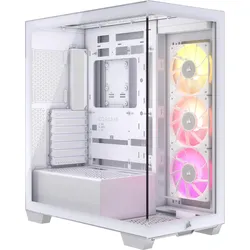 CORSAIR iCue 3500X RGB, weiß, Glasfenster
