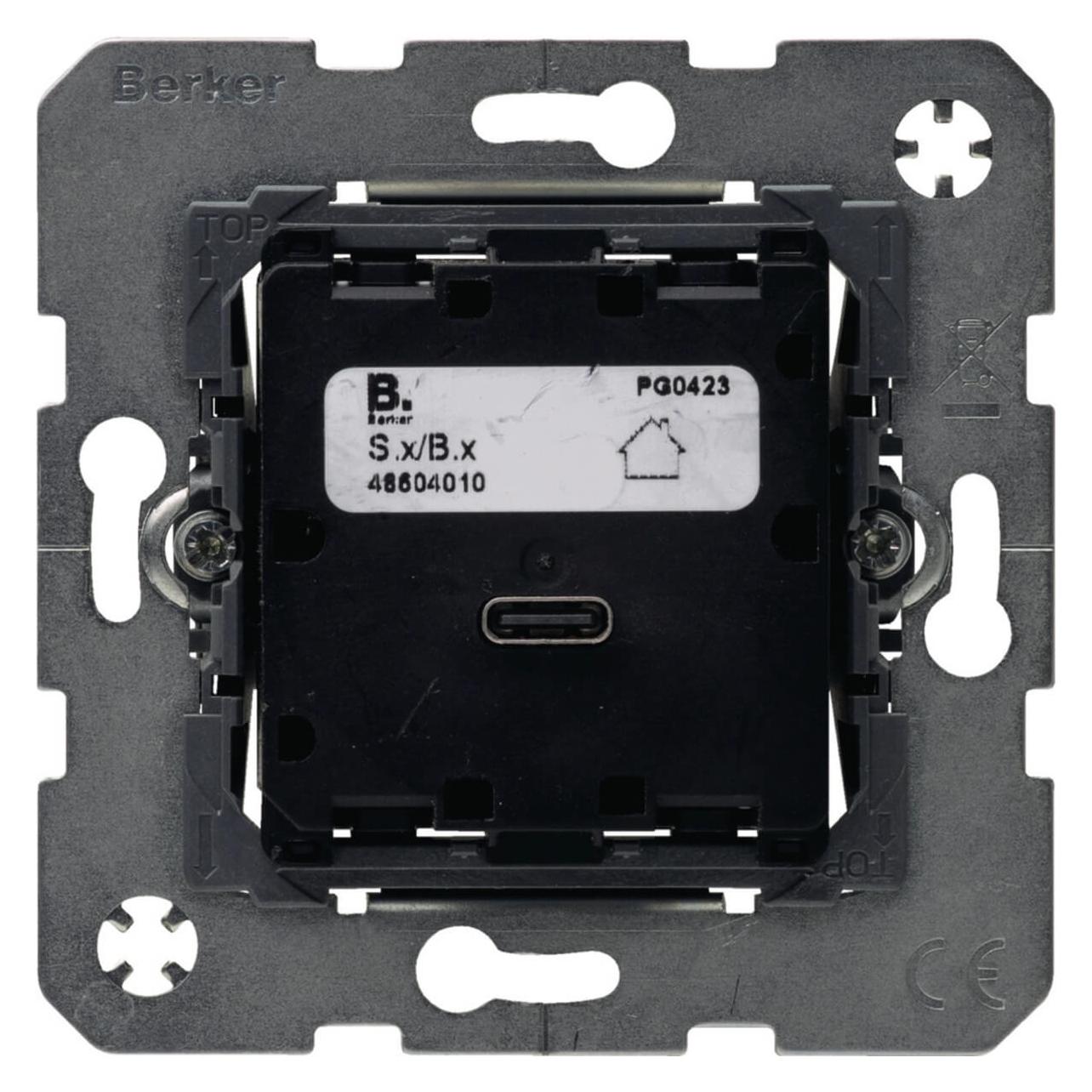 Berker USB PD Power Modul 65W 48604010S/B (48604010)
