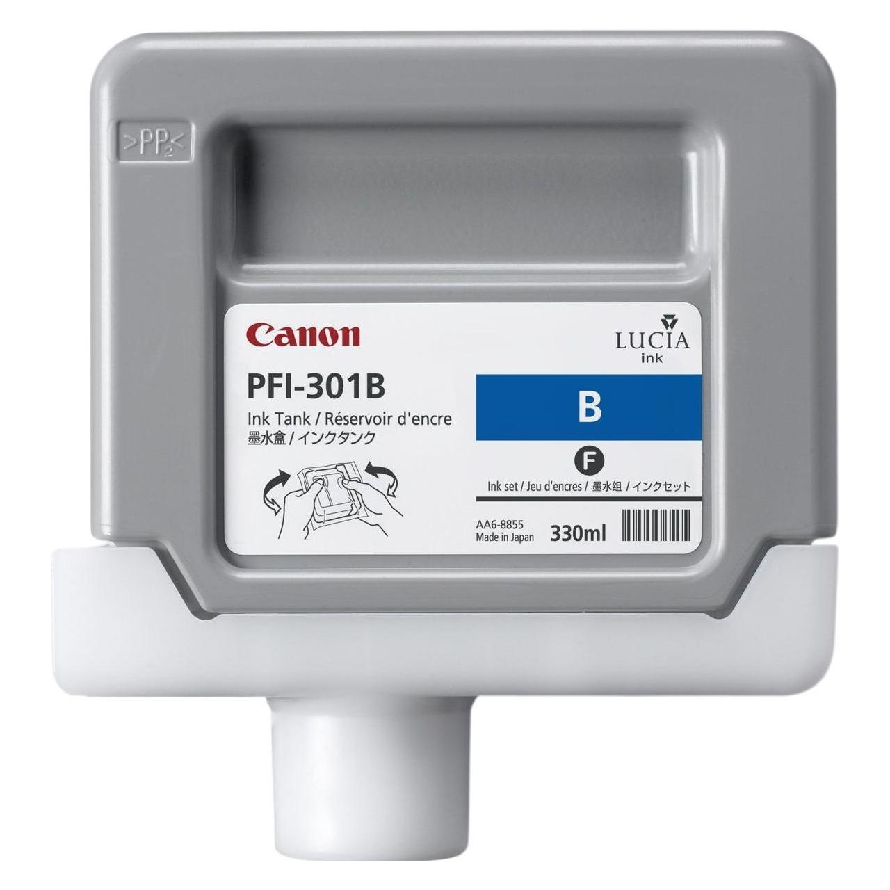 Canon Tinte Large Format blue Orig.Nr. PFI-301B (B) (PFI-301B)