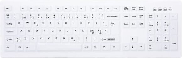 Active Key ClassicClean Med KB IP68 Full-Size WL White