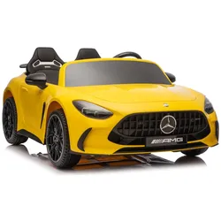 Mercedes GT63 AMG DK-GT63 24V LCD Elektroauto, Gelb