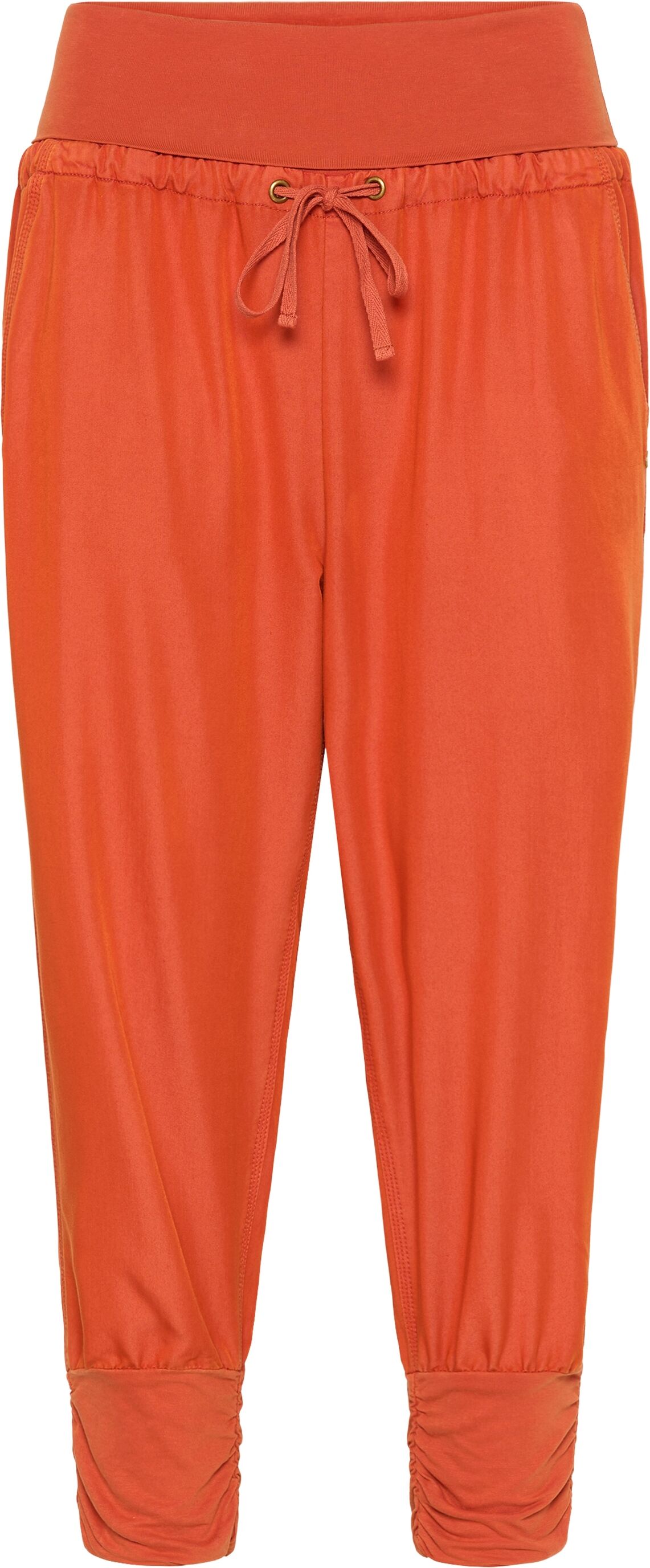 Stoffhose CREAM "Damen Casual Hose CRLinee", Damen, Gr. 36, N-Gr, orange (bruschetta), Obermaterial: 68% Viskose CV. 32% Polyester PES., Hosen Stoffhose