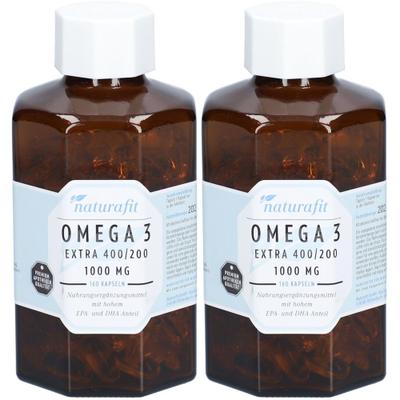 Naturafit Omega3 Ex400/200 x2 2x160 St Kapseln