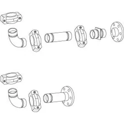 Buderus Anschluss-Set Sole seitlich für WPS64.2–80.2 HT