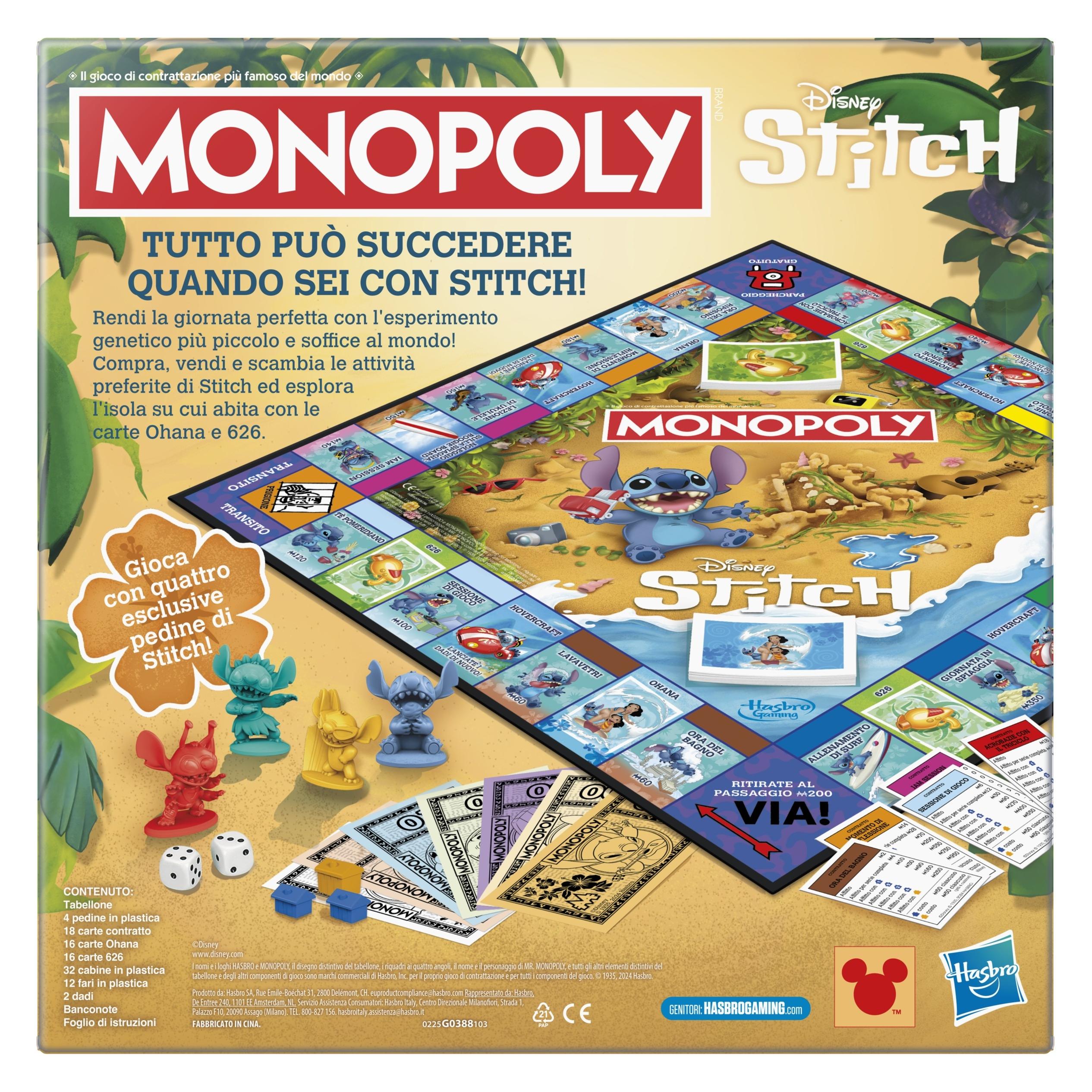 Hasbro Monopoly Stich (Italienisch) (G03881032)