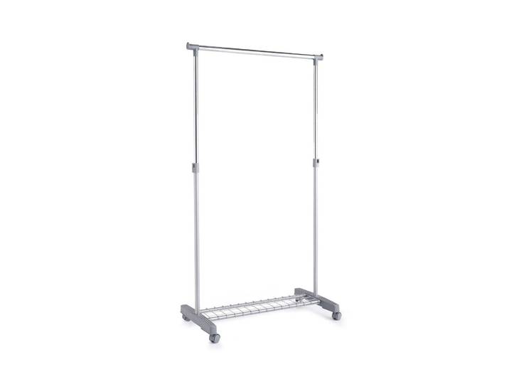 Garderobenständer ZELLER PRESENT, grau, B:83cm H:93,5cm T:43cm, Kunststoff, Garderobenständer, Garderobenständer