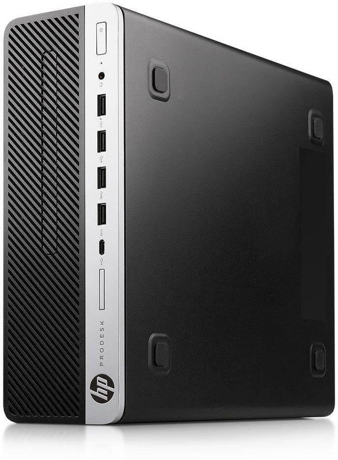HP ProDesk 600 G5 SFF, Intel Quad Core i3 9100, 8GB RAM, 256GB SSD, Windows 11 Home, Norton Internet Security Refurbished