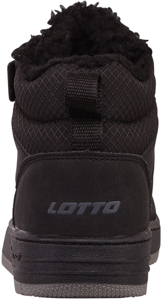 Sneaker LOTTO, Jungen, Gr. 28, gefüttert wärmend, schwarz, Synthetik, Textil, Schuhe Sneaker, - mit kuschelig-warmem Teddyfutter