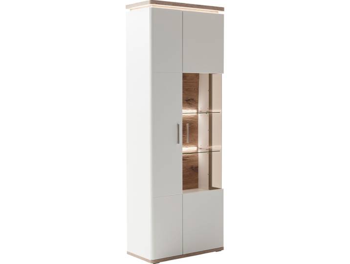 CASAVANTI Vitrine PALERMO 75x208 cm weiß/braun