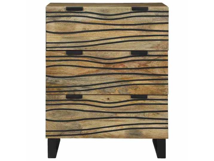 Marron Buffet & bahut contemporain，Buffet Marron 60 x 33.5 x 75 cm Bois de manguier massif FR&5169