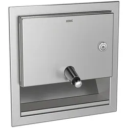 KWC Aquarotter Seifenspender, RODAN, Edelstahl, Unterputz, 241x243x132 mm, 3600009362 3600009362