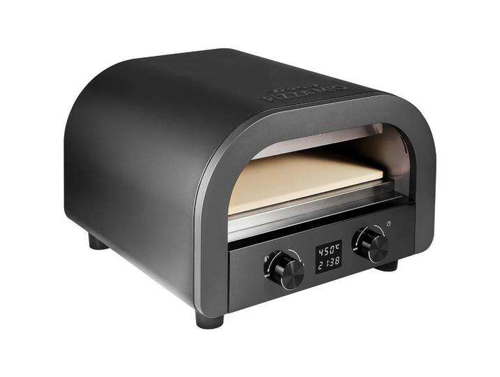 Trisa Electronics Pizzaofen, Anthrazit, Metall, 45x28x42.5 cm, Grillen, Grills