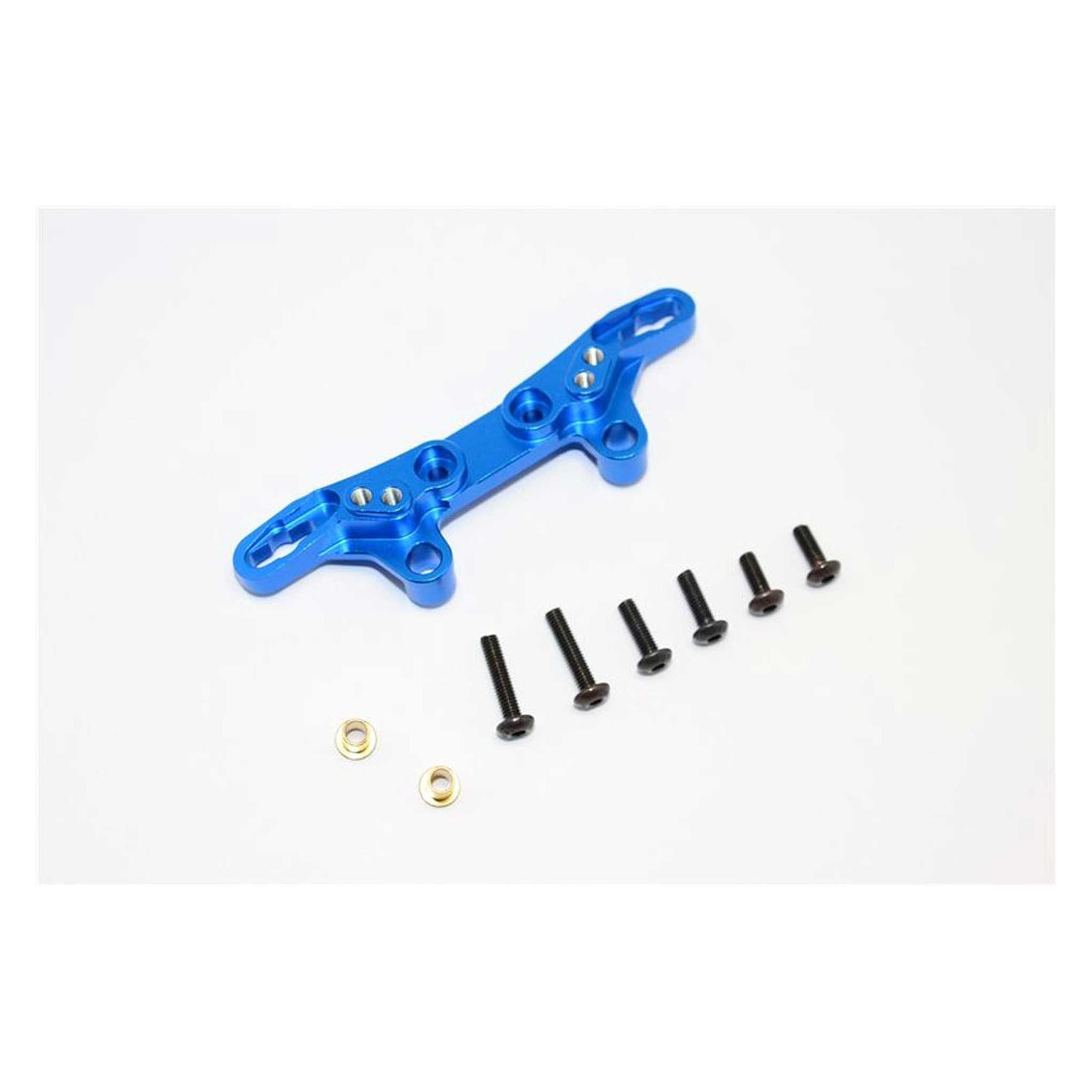 GPM aluminium dämpfersteher v/h blau tamiya tt02 (GPMTT2028B)