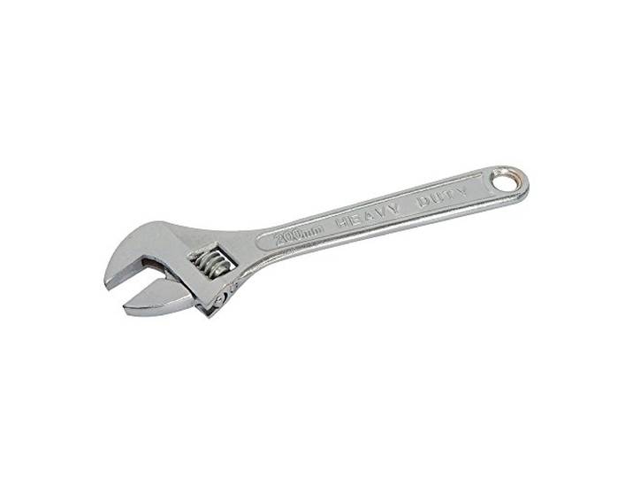 Silverline WR20 Clé à molette Longueur 200 mm - Mâchoire 26 mm