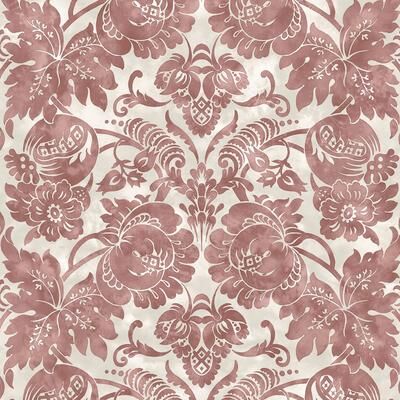 Martha Stewart Florentine Russet Wallpaper