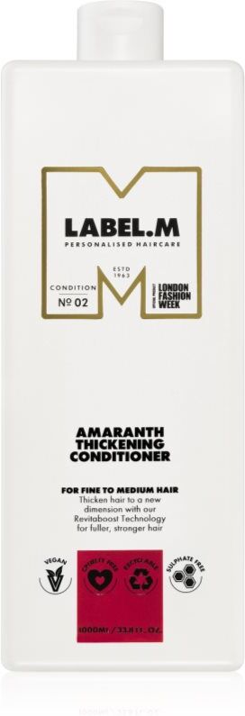 label.m Amaranth Thickening Conditioner après-shampoing pour donner du volume 1000 ml