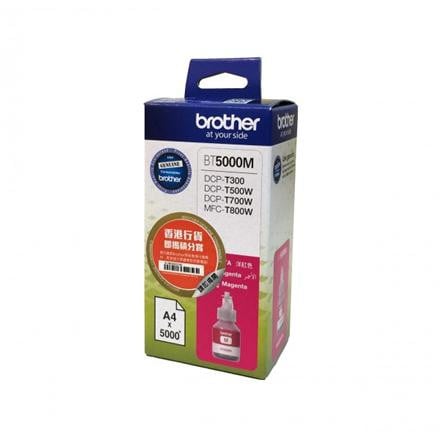 Brother BT5000M Magenta Navulinkt voor Brother DCP-T220, T310, T420, T425, T510, T520, T525, T710, T720, MFC-T4500, T910, T920