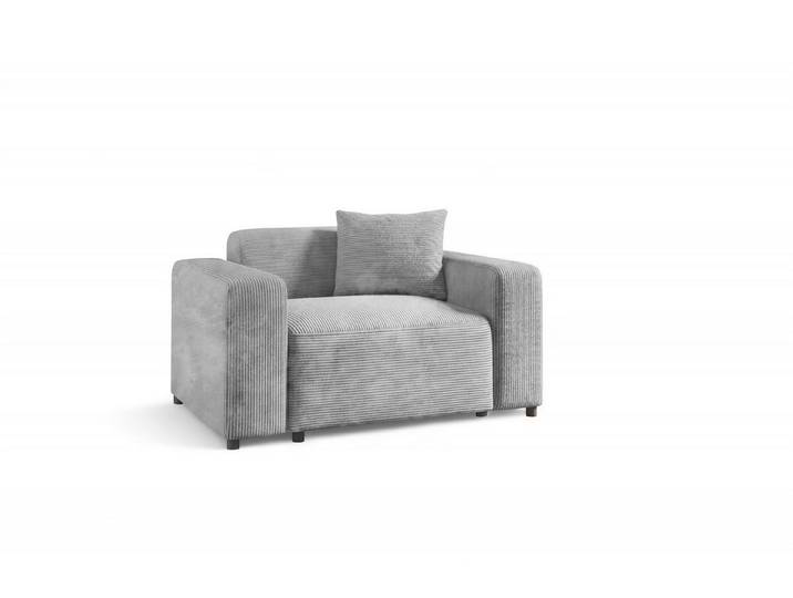 Fun Möbel Sessel Designersessel FUN AROA in Cordstoff Poso (Die Serie FUN AROA bietet eine große Auswahl an Möbeln), Rundumbezug