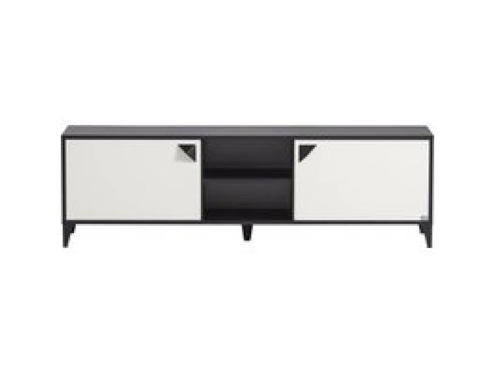 SCHILDMEYER Meuble TV, Looks Classic (noir mat-beige)