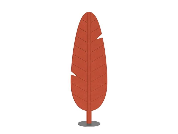 ROTALIANA lampadaire EDEN F1 (Rouille - Tissu insonorisant et acier peint anthracite)