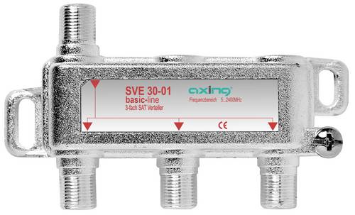 Axing SAT-Verteiler 3-fach 5 - 2400MHz