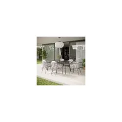 Alexander Rose PAVILION Esstisch 180 x 95 cm mit Aluminiumtischplatte