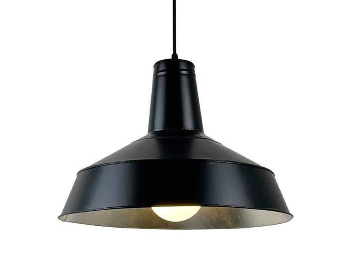 Suspension en acier galvanisé noir d.38cm