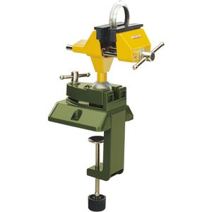 Proxxon Schraubstock FMZ 28608, dreh- & schwenkbar, 75mm Backenbreite, Tischklemme, Spannweite 70mm